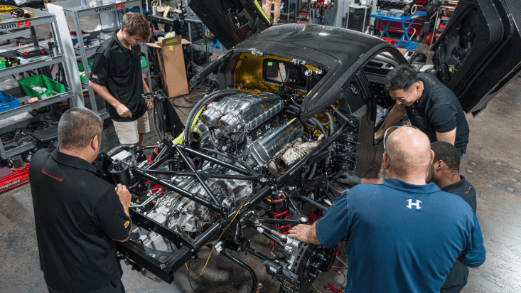 CIMA-Hennessey partnership for the Venom F5 engine
