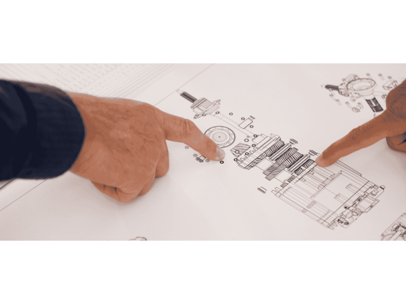 engineering gears technical drawing